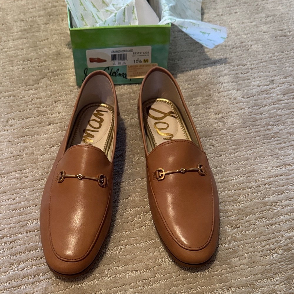 Sam Edelman Loraine Saddle Brown Loafers